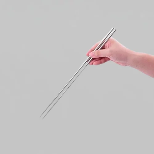 PAIRE DE BAGUETTES en Acier Inoxydable