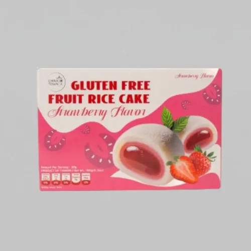 MOCHI STRAUBERRY GLUTEN FREE FRUIT RICE CAKE